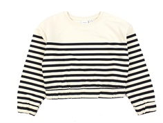 Name It jet stream striped short loose sweatshirt